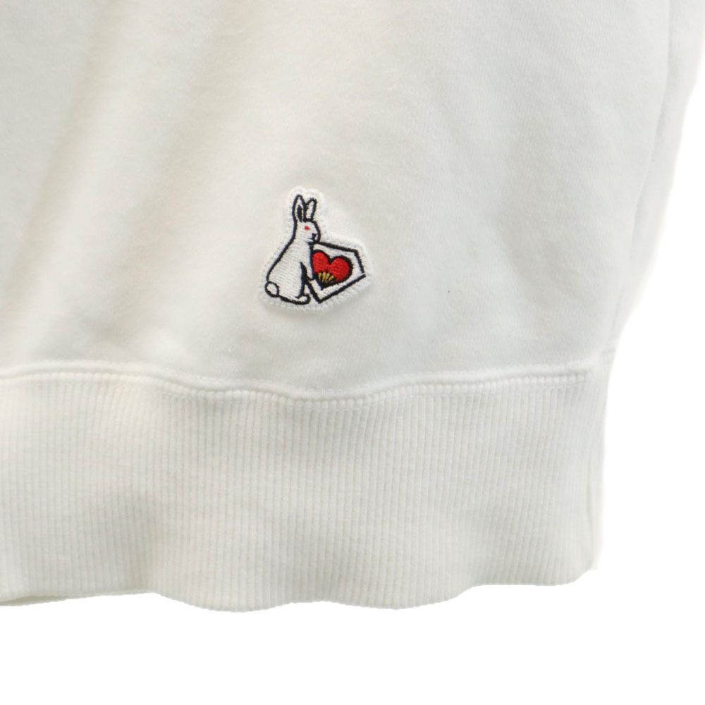 エフアールツー 両面プリント 長袖 スウェット トレーナー F ホワイト FR2 レディース