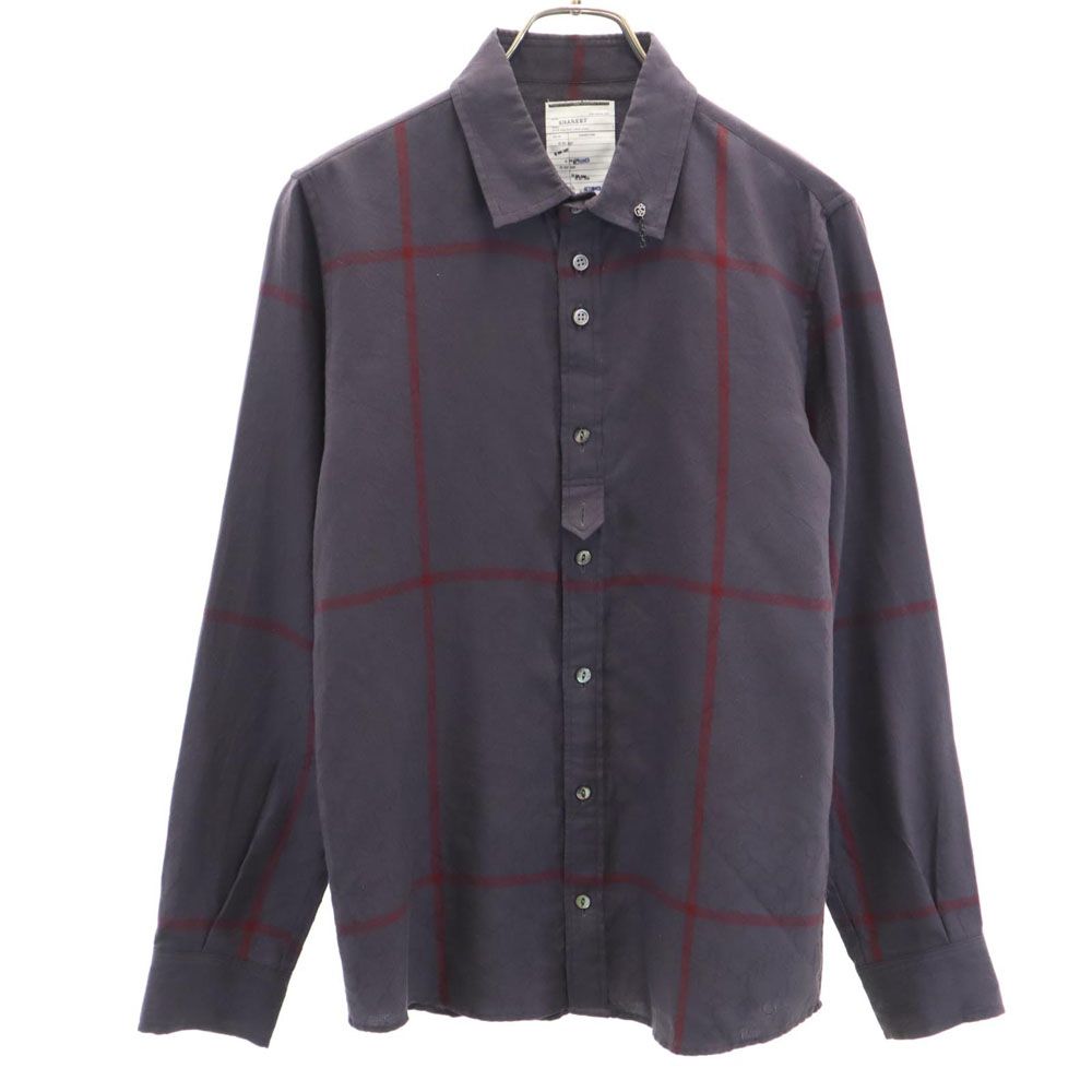 SHAREEF シャリーフ 長袖 シャツ 2 ブラウン系 メンズ