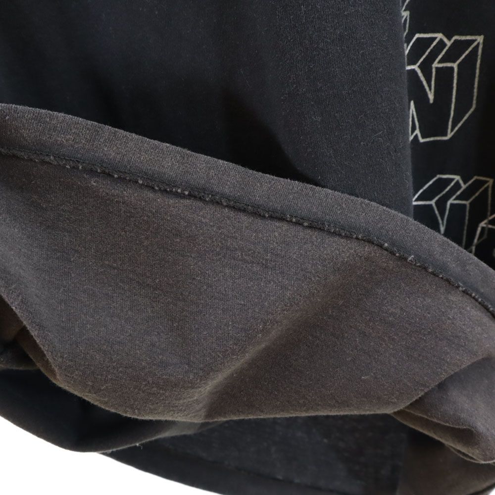 ARMANI EXCHANGE アルマーニエクスチェンジ プリント 半袖 Vネック Tシャツ S ブラック メンズ