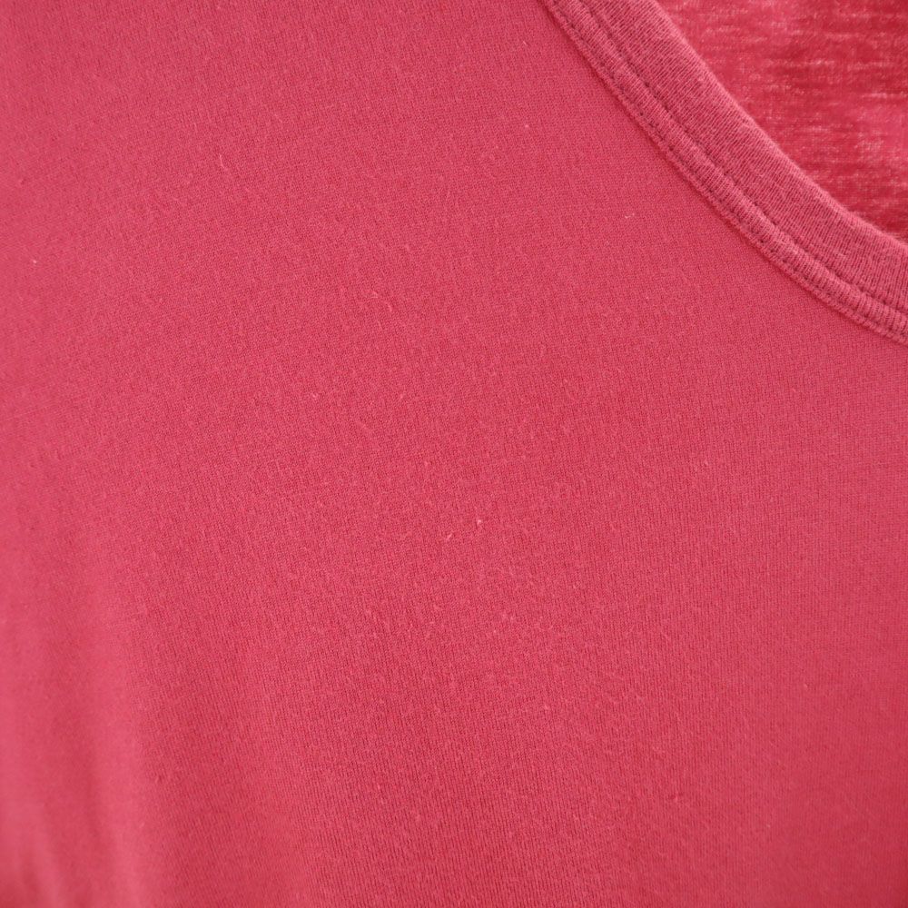 ATTACHMENT アタッチメント 日本製 7分袖 Tシャツ 3 レッド系 メンズ