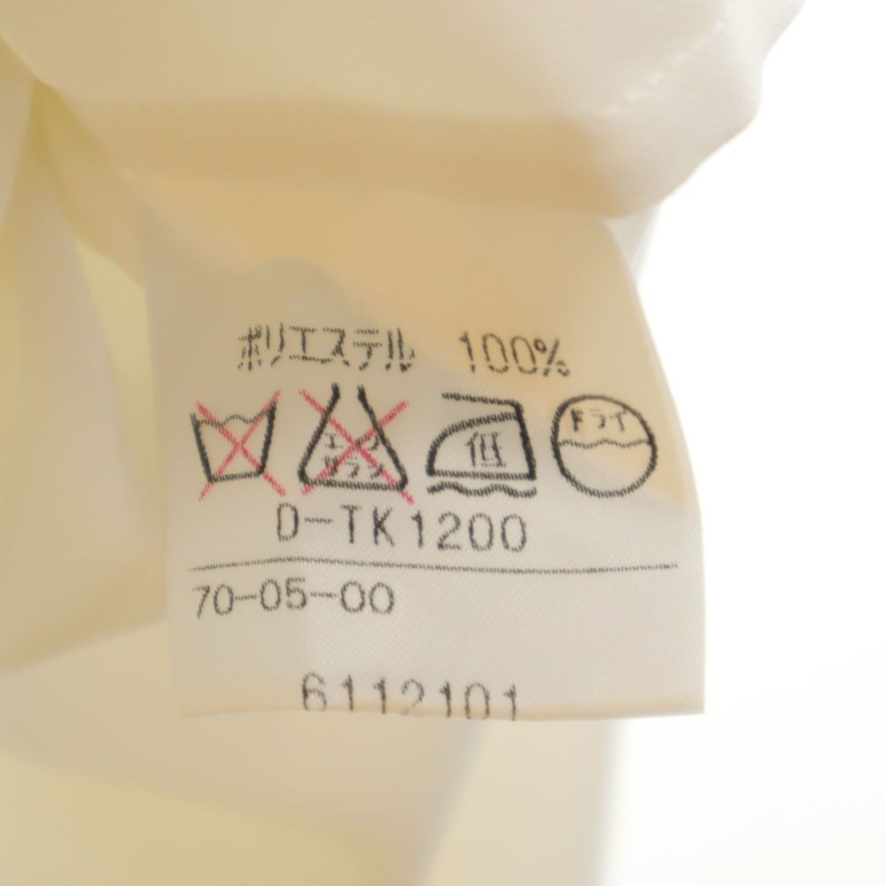 Aquascutum アクアスキュータム 日本製 長袖 レース 切替 シャツ 9 ホワイト レディース