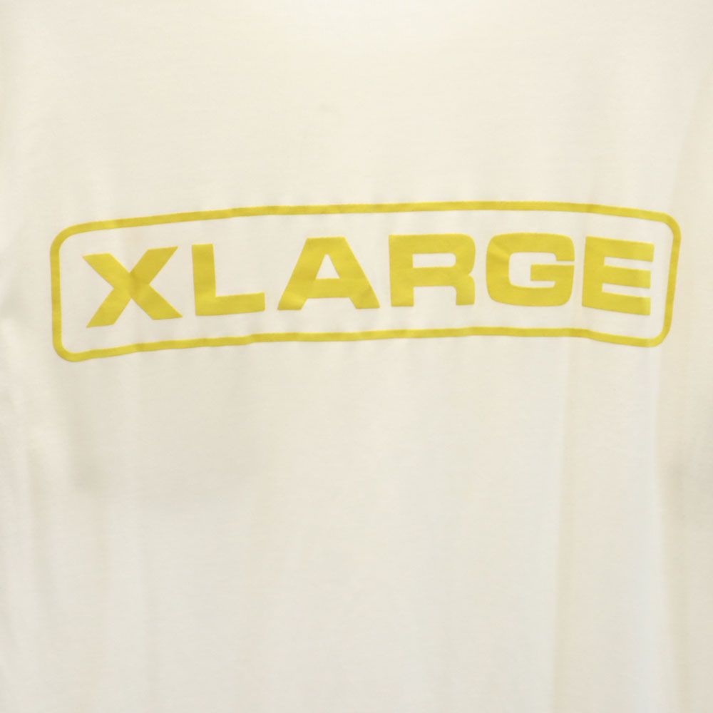 XLARGE エクストララージ バックプリント 半袖 Tシャツ S ホワイト ポケT メンズ