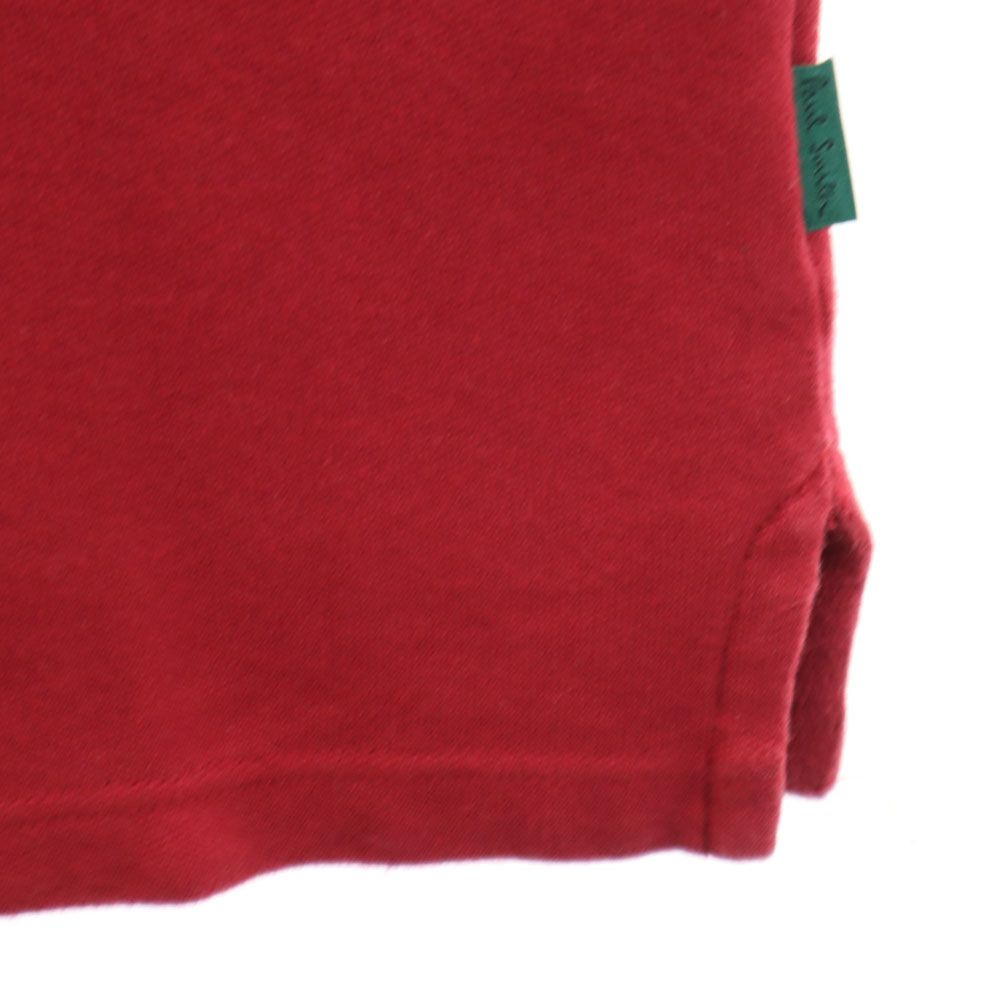 Paul Smith JEANS ポールスミスジーンズ 半袖 ポロシャツ S レッド 鹿の子 メンズ