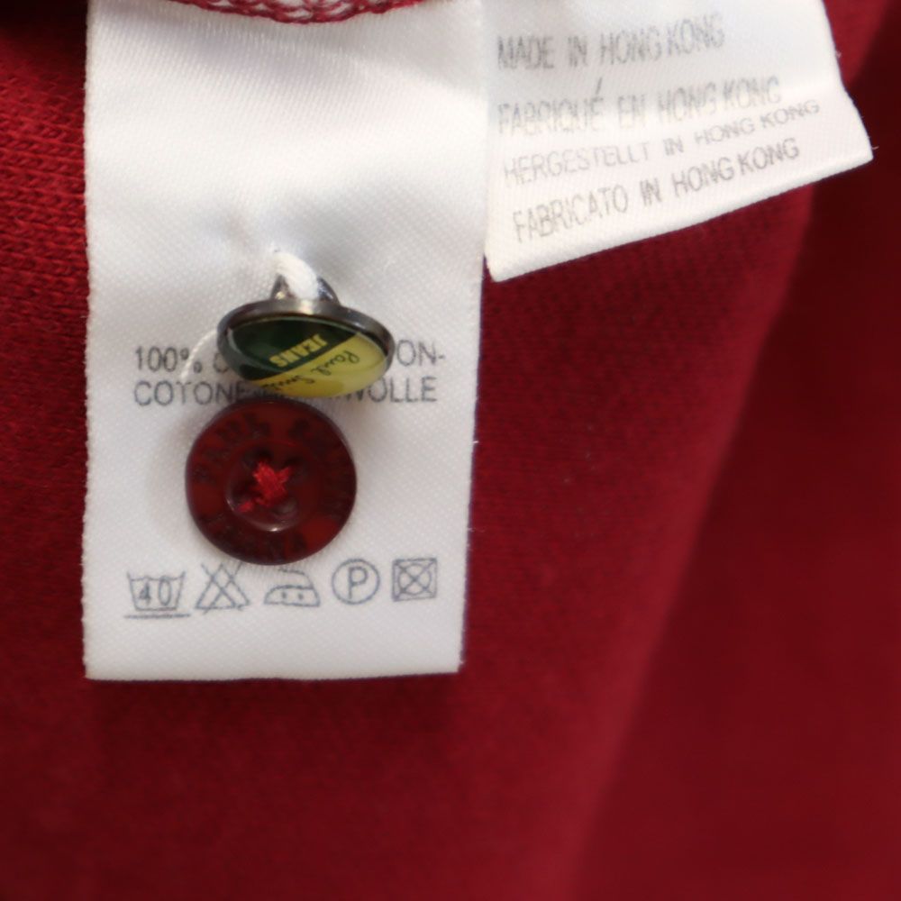 Paul Smith JEANS ポールスミスジーンズ 半袖 ポロシャツ S レッド 鹿の子 メンズ