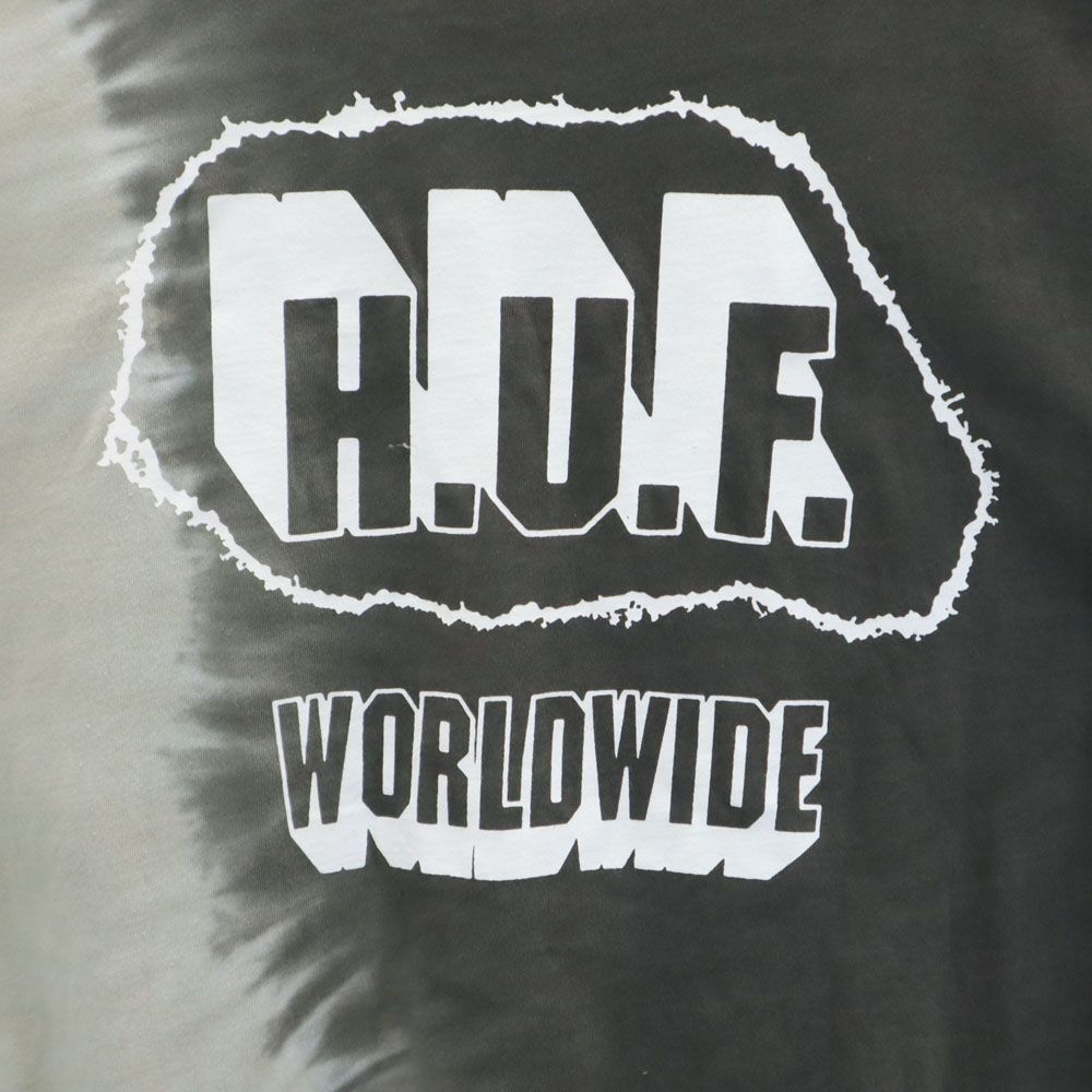 HUF ハフ バックプリント 半袖 Tシャツ M グレー系 メンズ