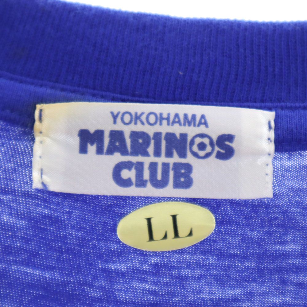 横浜マリノス サッカー 半袖 Tシャツ LL ブルー 横浜マリノス ファンクラブ メンズ