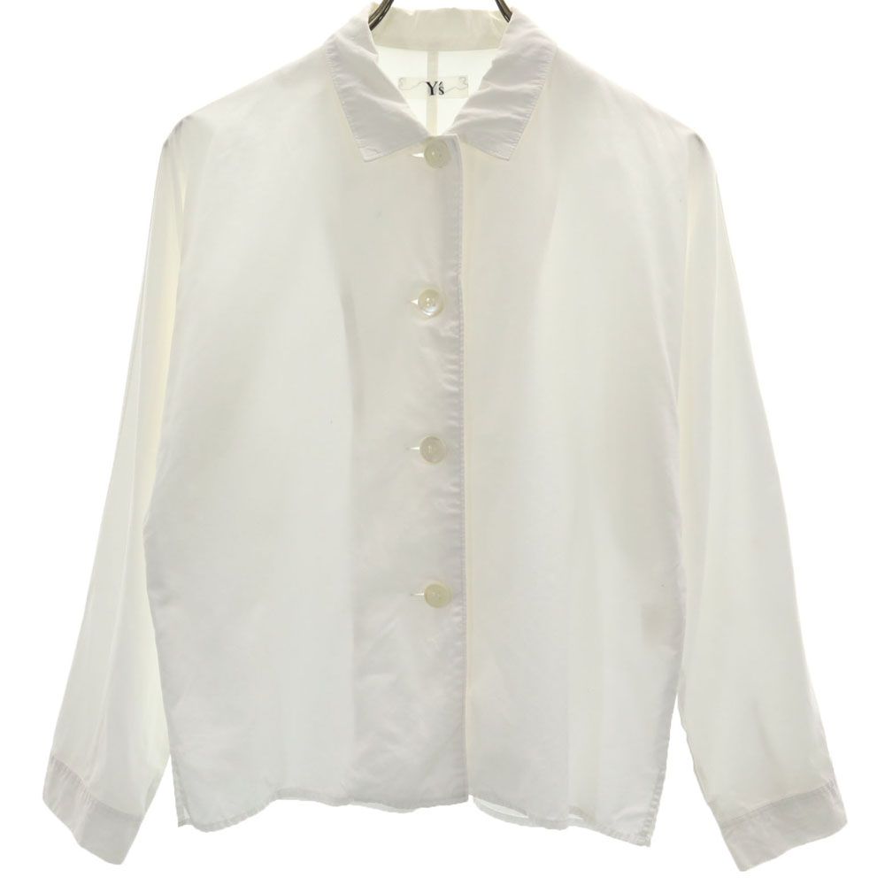 Y's ワイズ 長袖 シャツ 白 レディース