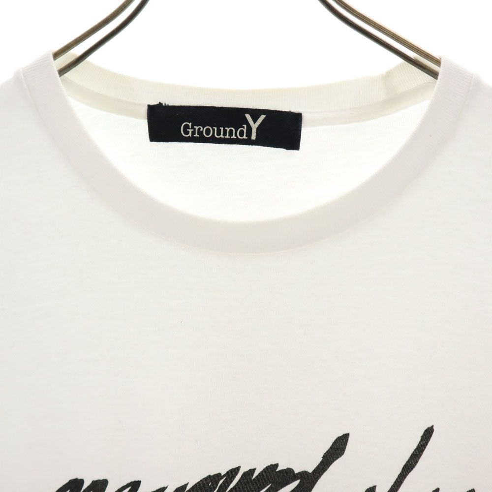 Ground Y グラウンドワイ 半袖 Tシャツ 2 ホワイト メンズ