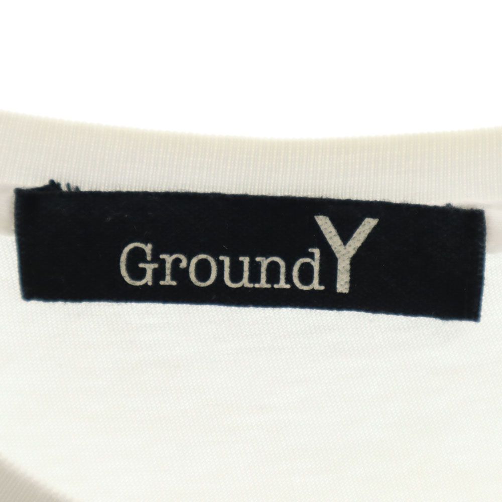 Ground Y グラウンドワイ 半袖 Tシャツ 2 ホワイト メンズ