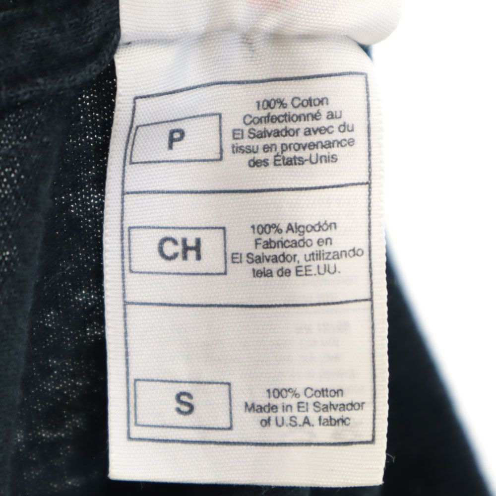 FRUIT OF THE LOOM フルーツオブザルーム プリント 半袖 Tシャツ S ブラック メンズ