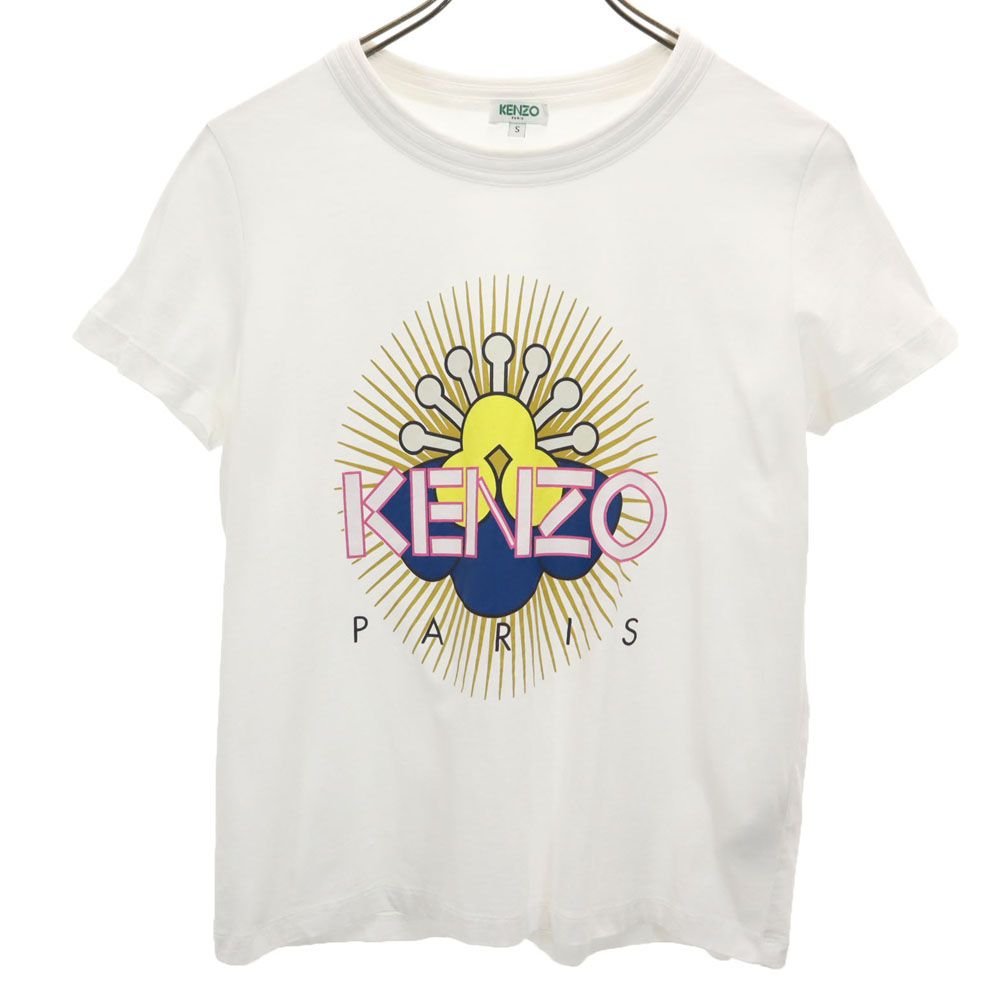 KENZO ケンゾー プリント 半袖 Tシャツ S ホワイト レディース