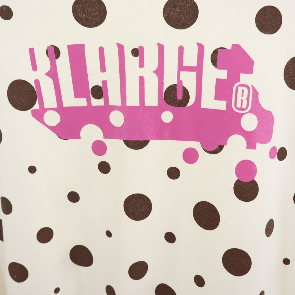 XLARGE エクストララージ ドット プリント 半袖 Tシャツ L ホワイト メンズ