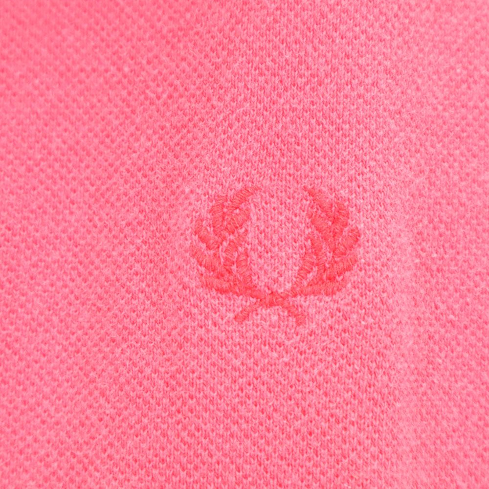 FRED PERRY フレッドペリー 90s オールド 半袖 ポロシャツ 38 ピンク系 鹿の子 メンズ
