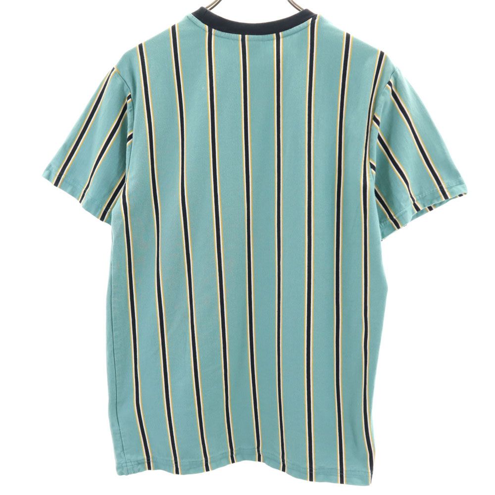 HUF ハフ ストライプ 半袖 Tシャツ M グリーン系 メンズ