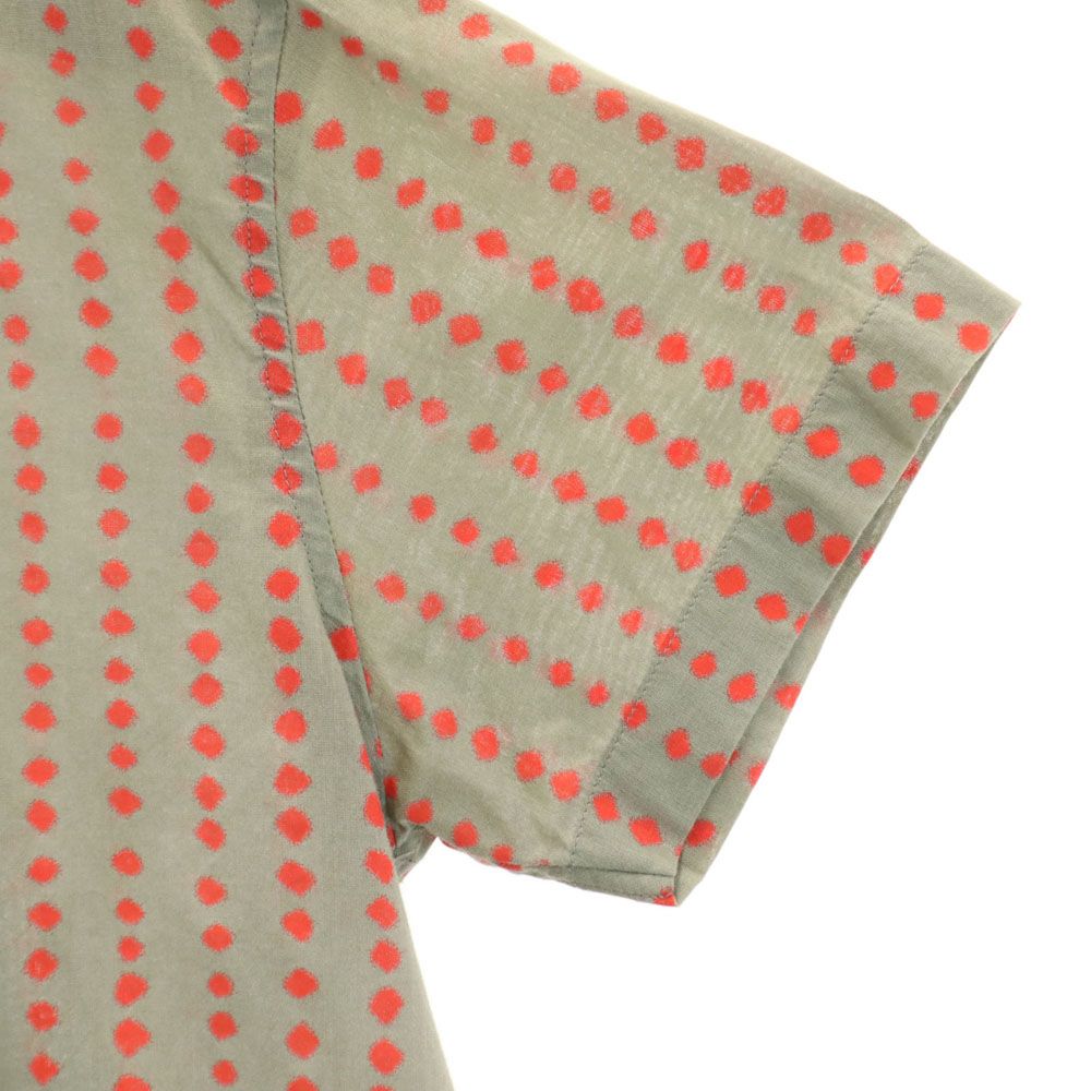 MARC BY MARC JACOBS マークバイマークジェイコブス ドット 半袖 シャツ S カーキ系 メンズ