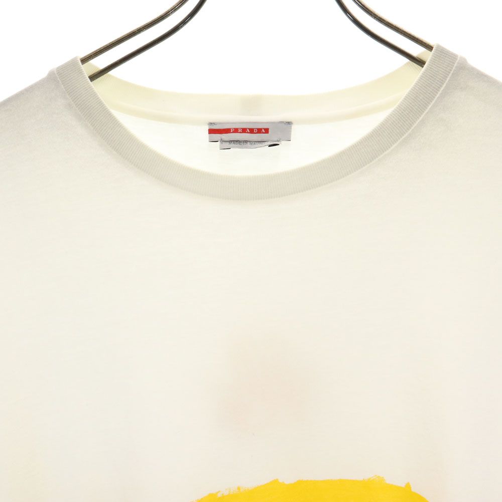 PRADA プラダ 半袖 Tシャツ L ホワイト系 メンズ