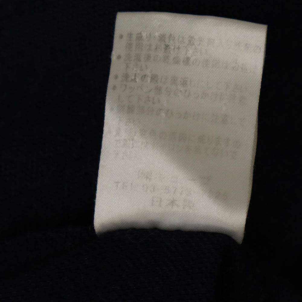 MARK&LONA マークアンドロナ 日本製 半袖 ポロシャツ S ネイビー 鹿の子 レディース