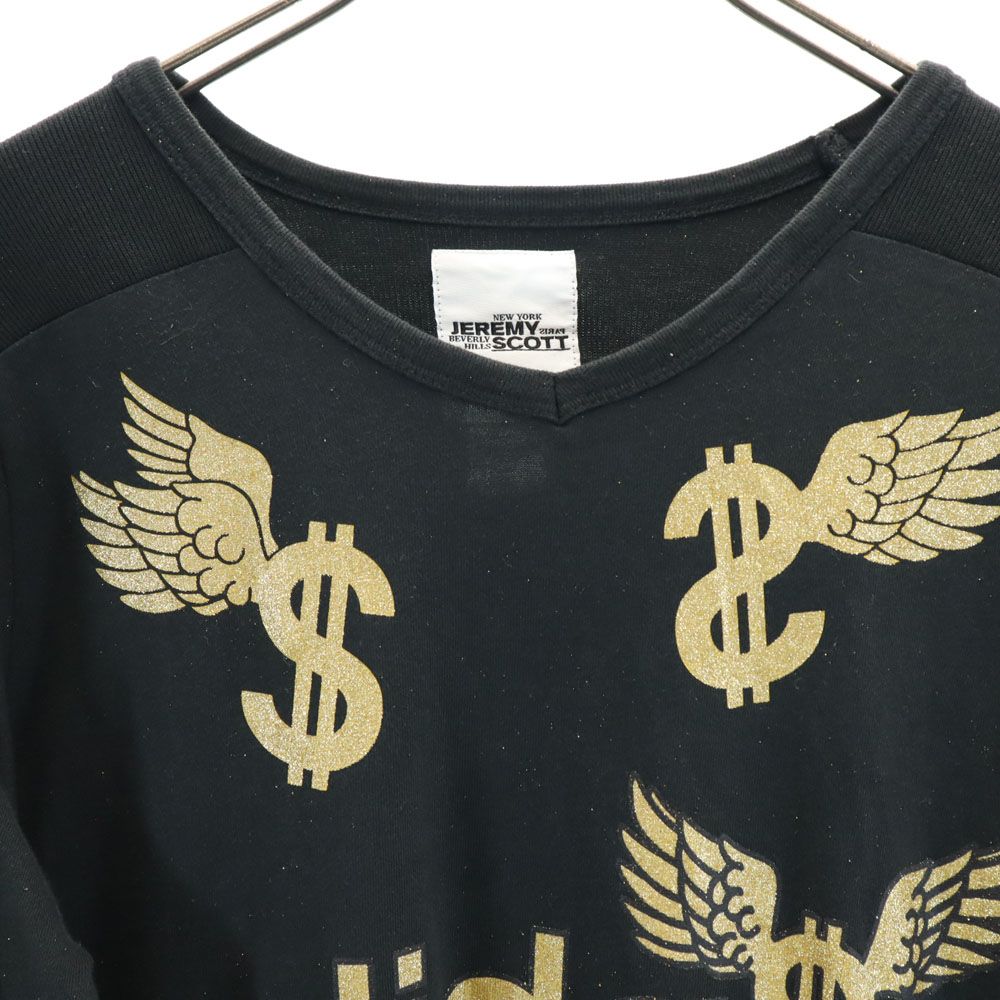 adidas アディダス 総柄 半袖 Tシャツ M ブラック系 メンズ