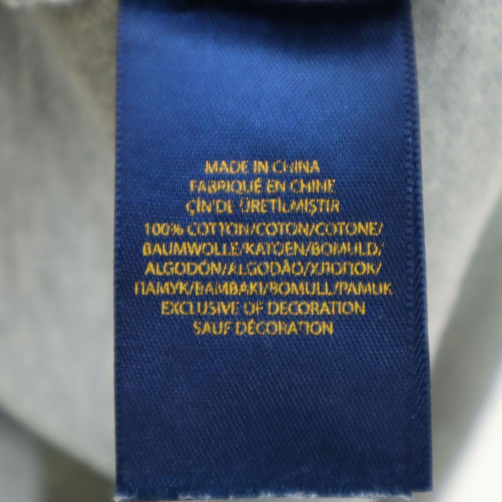 POLO RALPH LAUREN ポロラルフローレン 半袖 ポロシャツ L（14-16） グレー 鹿の子地 キッズ