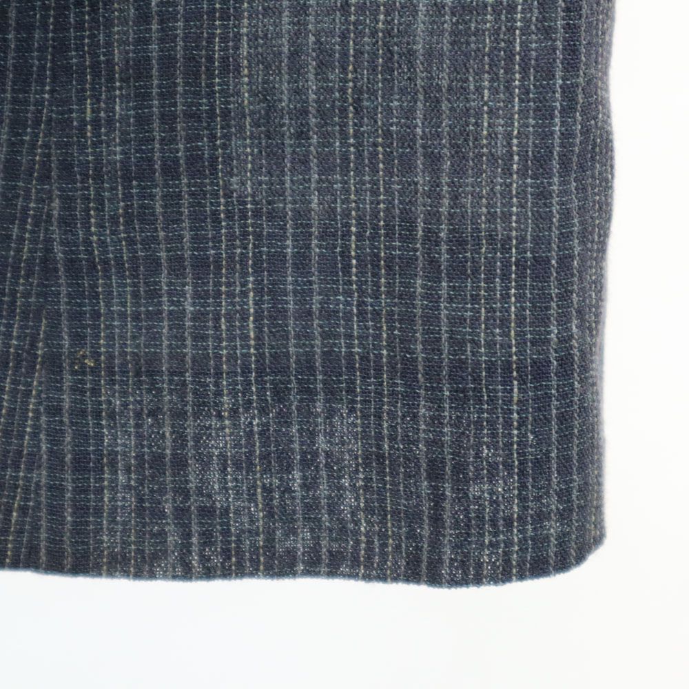 Chloe クロエ チェック 半袖 シャツ 40 グレー 肩パット レディース