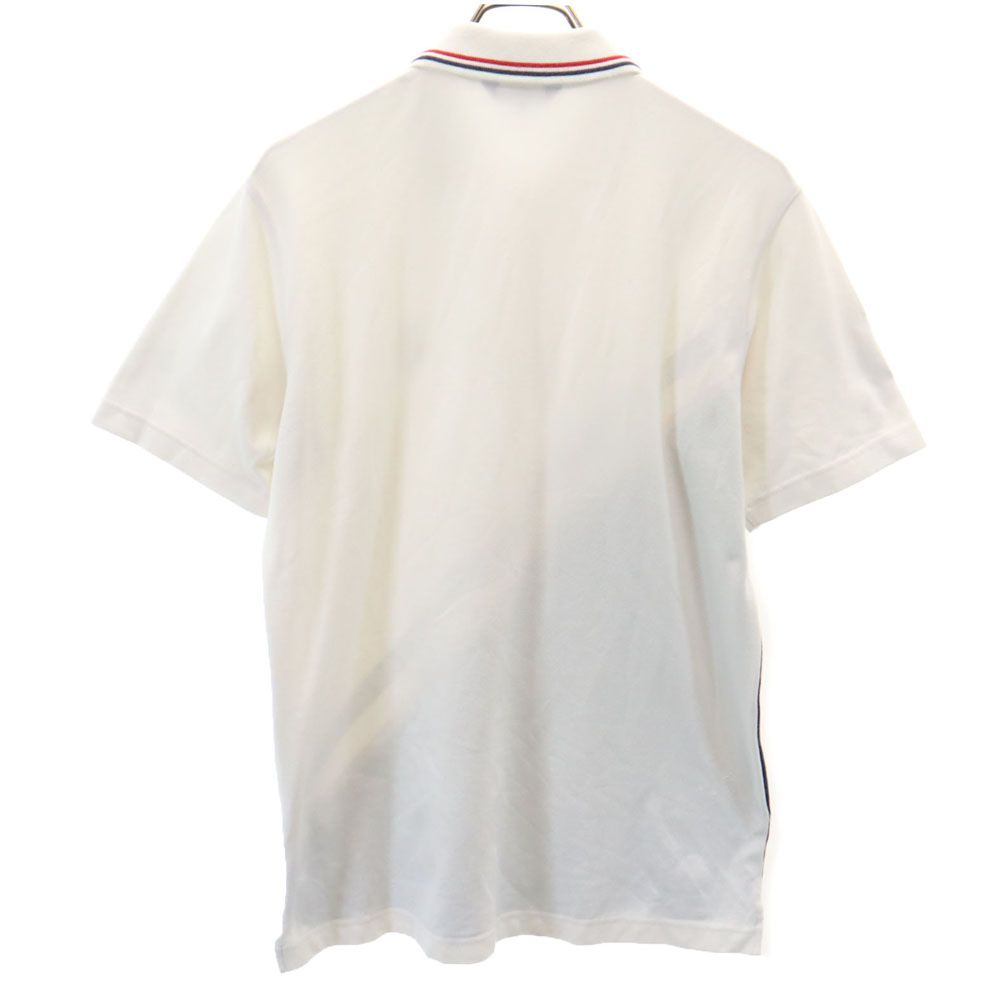 BEAMS GOLF ビームスゴルフ 日本製 半袖 鹿の子 ポロシャツ M ホワイト メンズ