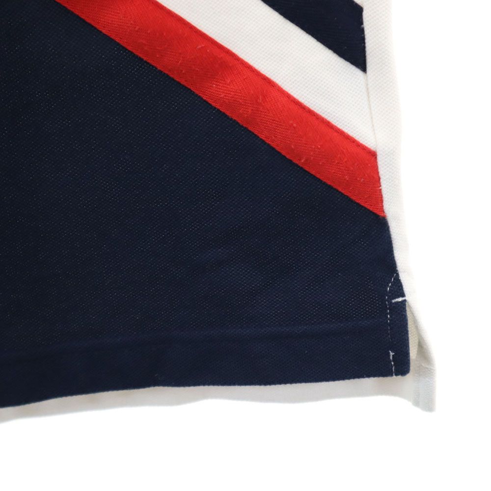 BEAMS GOLF ビームスゴルフ 日本製 半袖 鹿の子 ポロシャツ M ホワイト メンズ