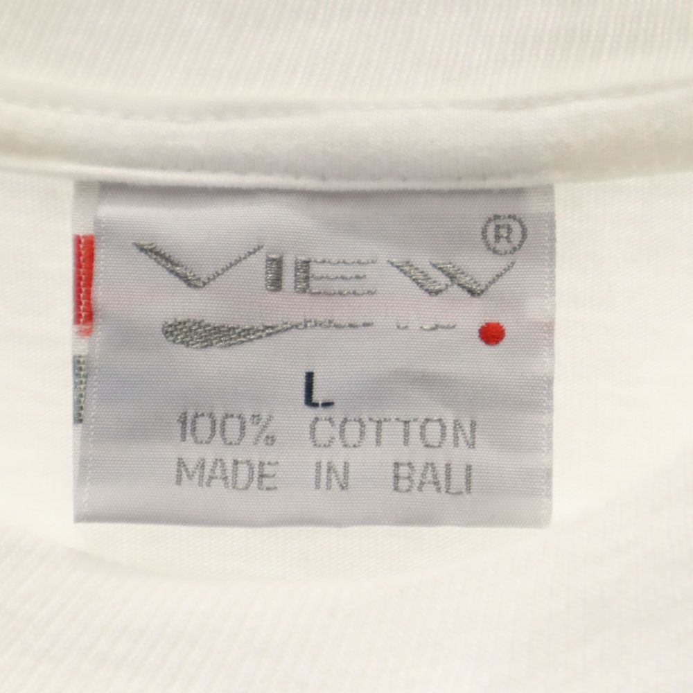 VIEW 半袖 Tシャツ L ホワイト VIEW BALI バリ メンズ