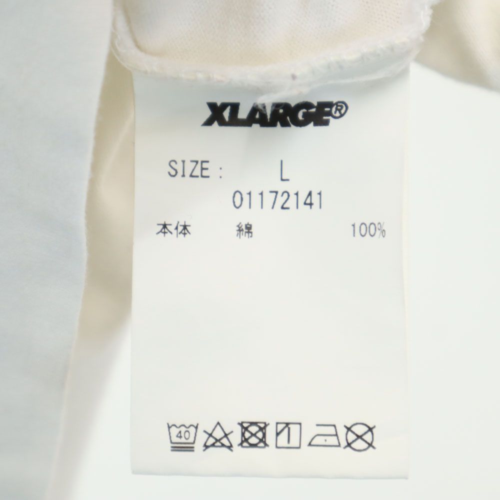 XLARGE エクストララージ 半袖 Tシャツ L ホワイト メンズ