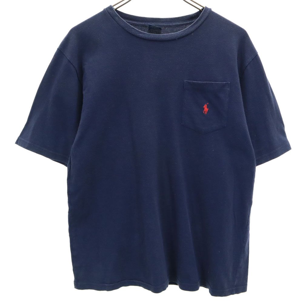 Polo by Ralph Lauren ポロバイラルフローレン 半袖 Tシャツ XL ネイビー 胸ポケ ポケT キッズ