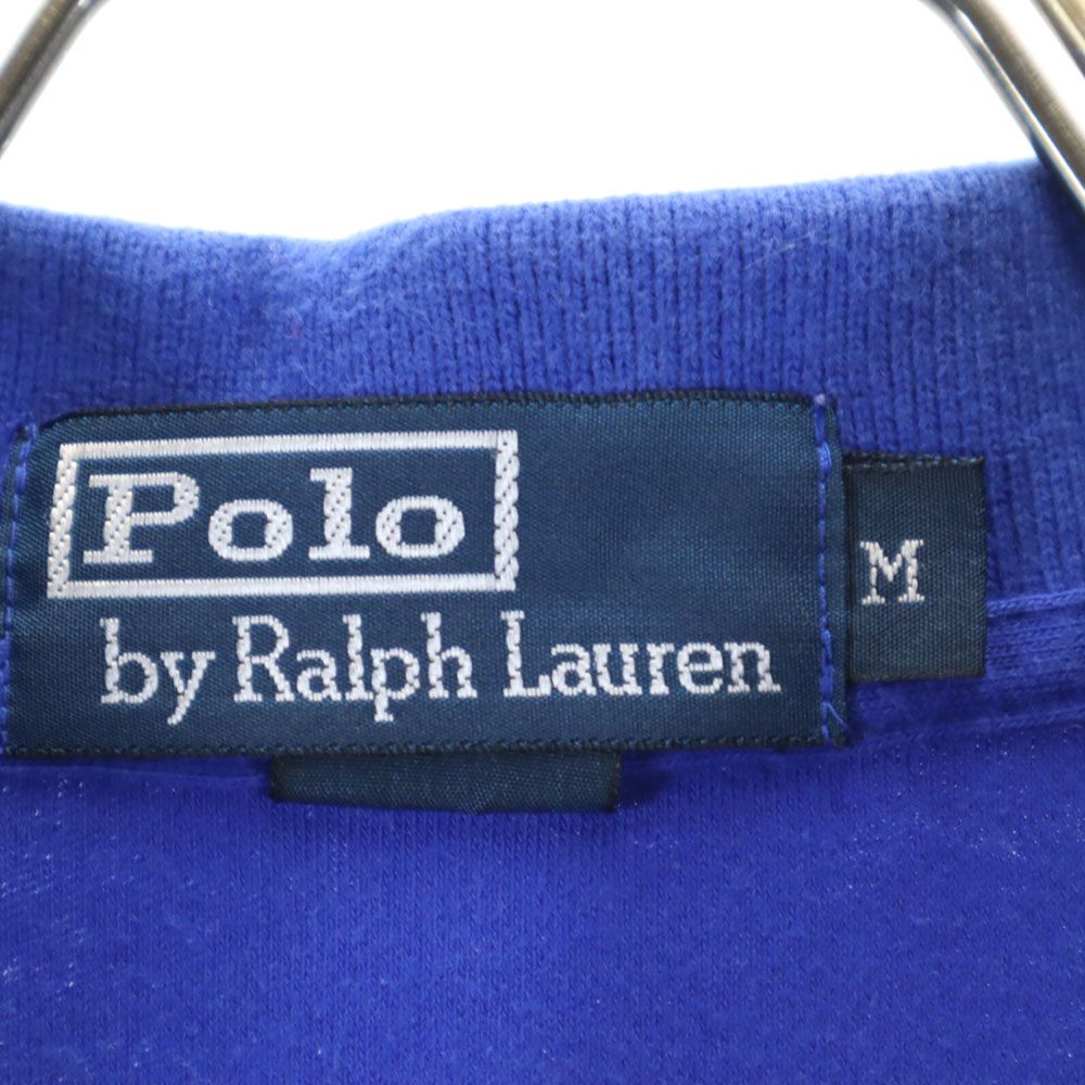 Polo by Ralph Lauren ポロバイラルフローレン ボーダー柄 半袖 ポロシャツ M ブルー メンズ
