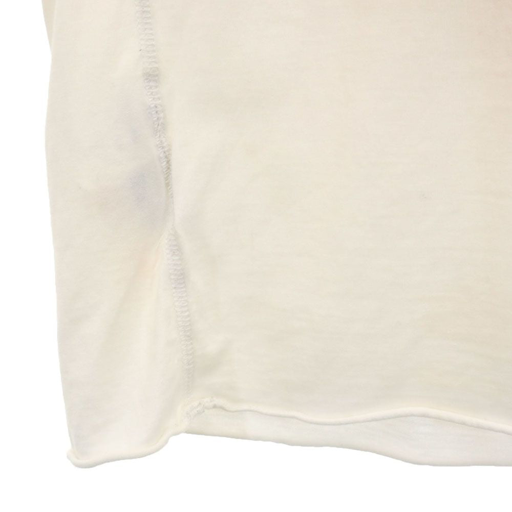 Lucien Pellat-Finet ルシアンペラフィネ イタリア製 スカル柄 バックプリント 半袖 Tシャツ S アイボリー系 メンズ