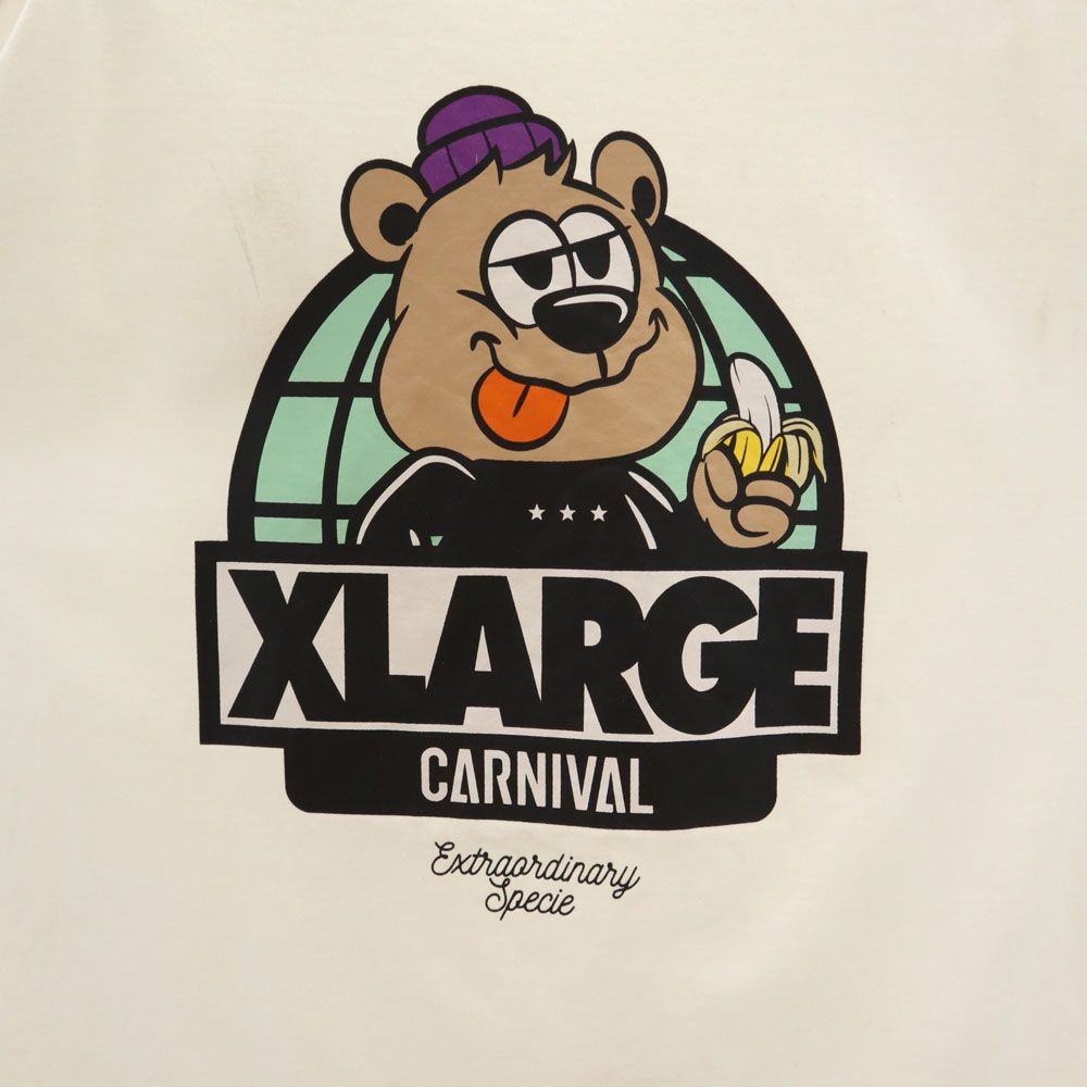 XLARGE エクストララージ バックプリント 半袖 Tシャツ XL ホワイト メンズ