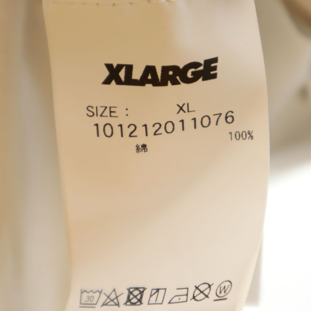 XLARGE エクストララージ バックプリント 半袖 Tシャツ XL ホワイト メンズ