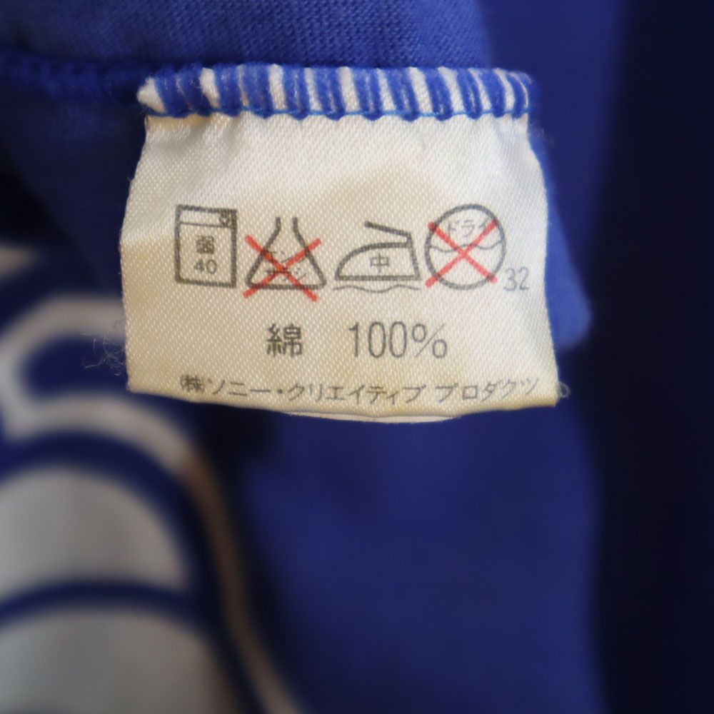 J.LEAGUE ジェイリーグ プリント サッカー 半袖 Tシャツ M ブルー メンズ