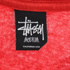 ステューシー プリント 半袖 Tシャツ M レッド STUSSY メンズ