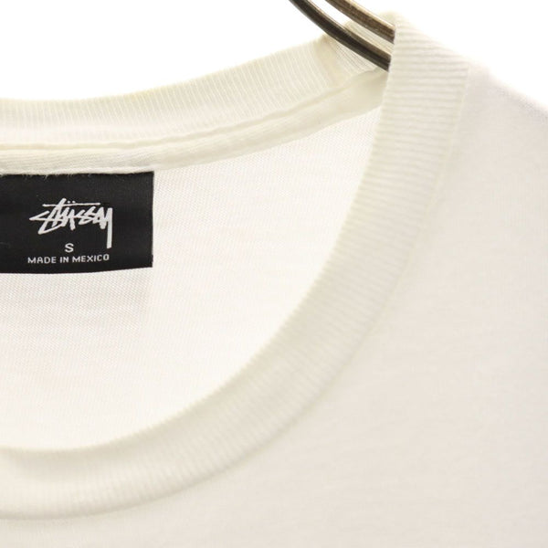 ステューシー プリント 半袖 Tシャツ S ホワイト STUSSY メンズ