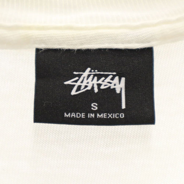 ステューシー プリント 半袖 Tシャツ S ホワイト STUSSY メンズ