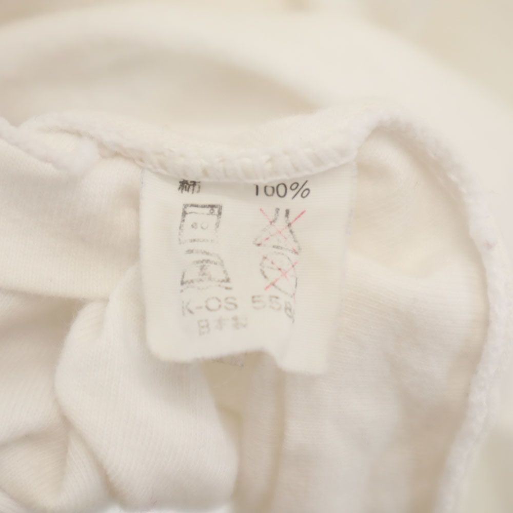 日本製 プリント 半袖 Tシャツ ホワイト メンズ