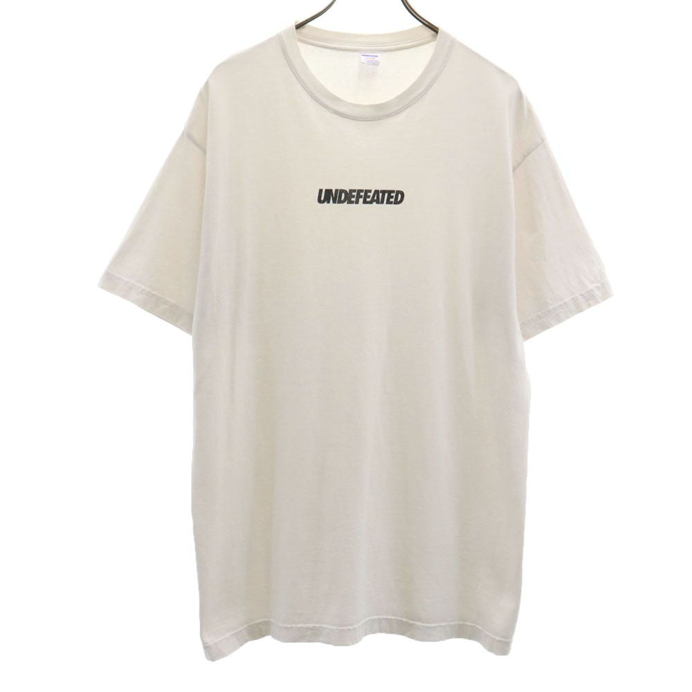 UNDEFEATED アンディフィーテッド USA製 プリント 半袖 Tシャツ L ホワイト メンズ