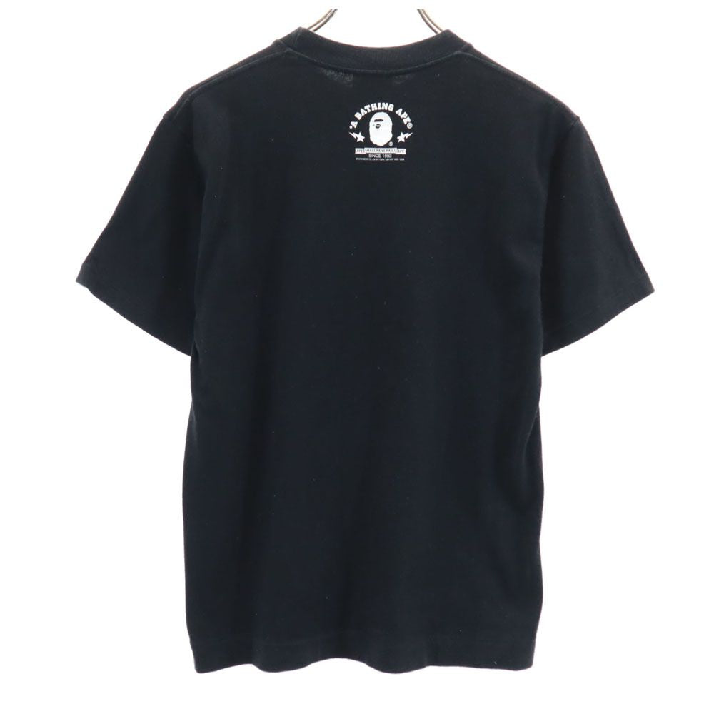 A BATHING APE アベイシングエイプ 日本製 半袖 Tシャツ S ブラック メンズ
