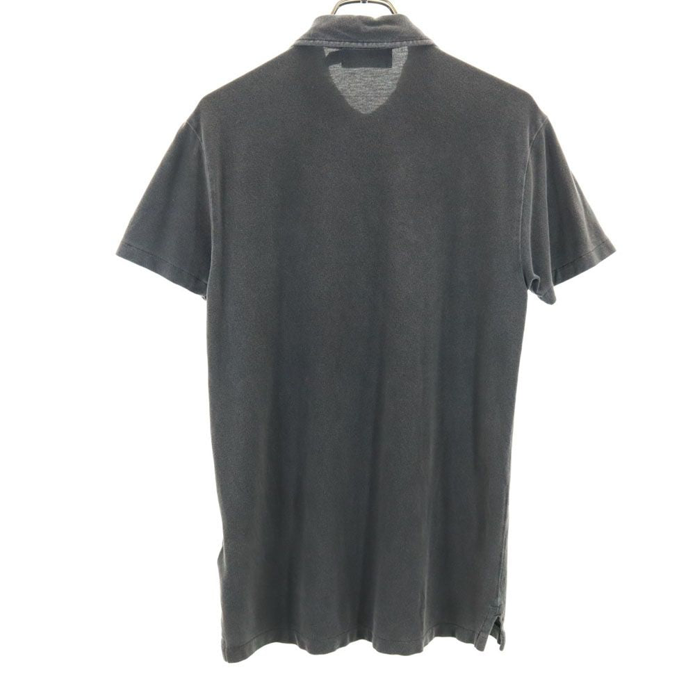 RALPH LAUREN ラルフローレン 半袖 ポロシャツ S グレー 鹿の子 メンズ