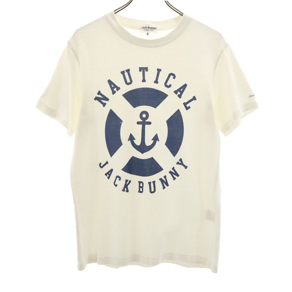Jack Bunny!! ジャックバニー 半袖 Tシャツ 4 ホワイト メンズ