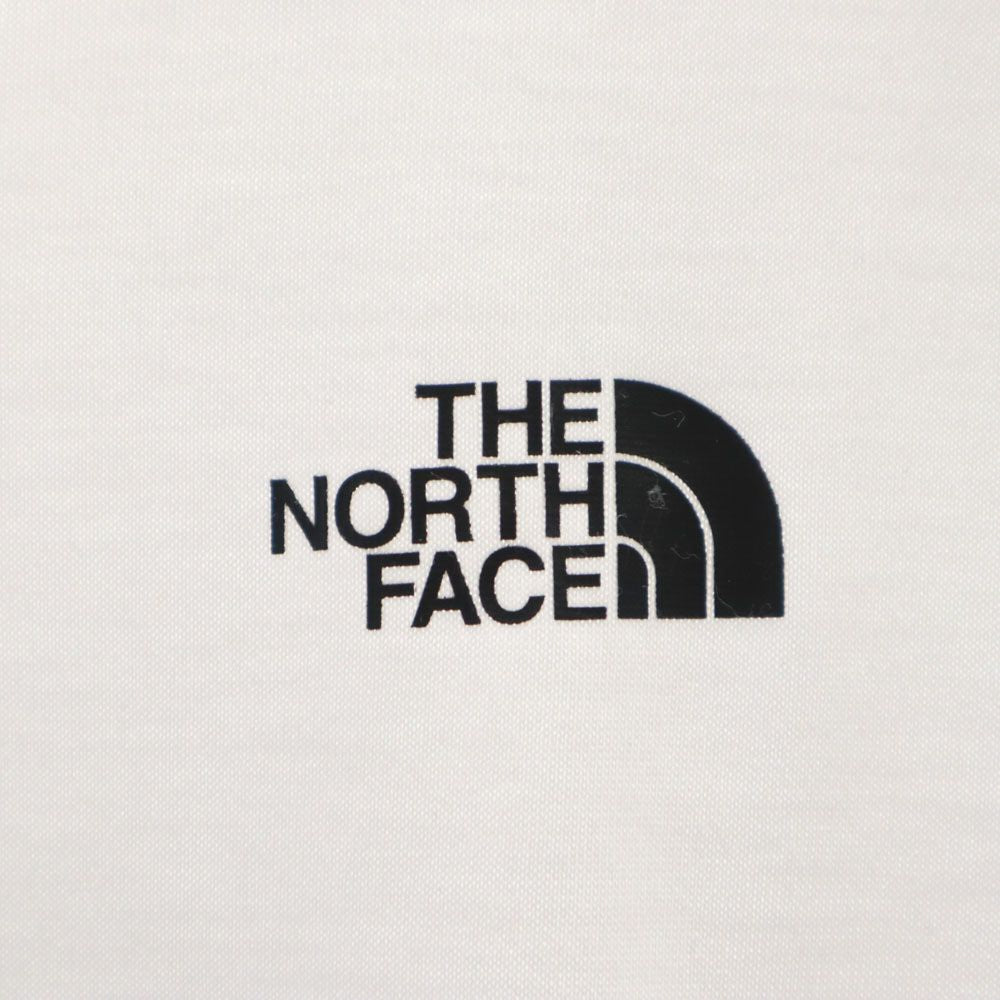 ザノースフェイス NTW32100Y アウトドア プリント 半袖 Tシャツ L ホワイト THE NORTH FACE レディース