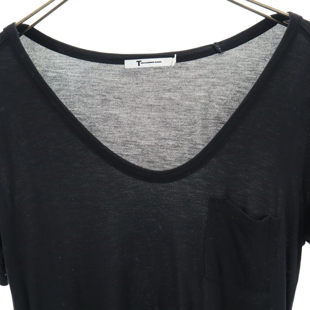 ALEXANDER WANG アレキサンダー ワン 半袖 Tシャツ XS ブラック ポケT メンズ