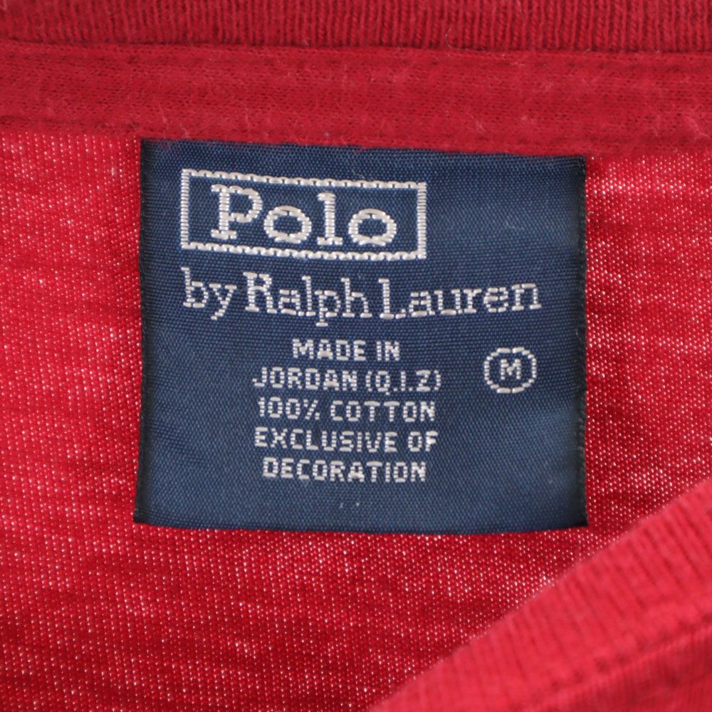Polo by Ralph Lauren ポロバイラルフローレン 半袖 Tシャツ M レッド メンズ