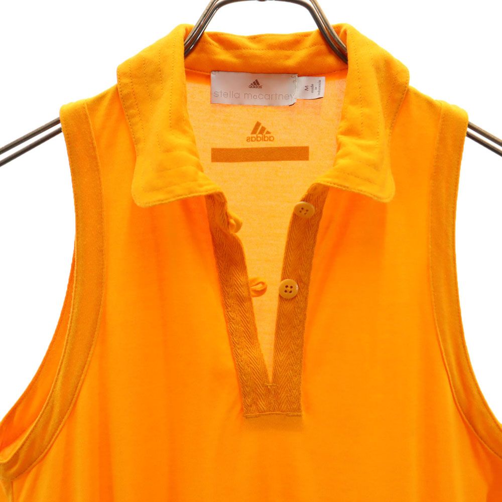 adidas アディダス ステラマッカトニー コラボ ノースリーブ チュニック M オレンジ STELLA MCCARTNEY レディース