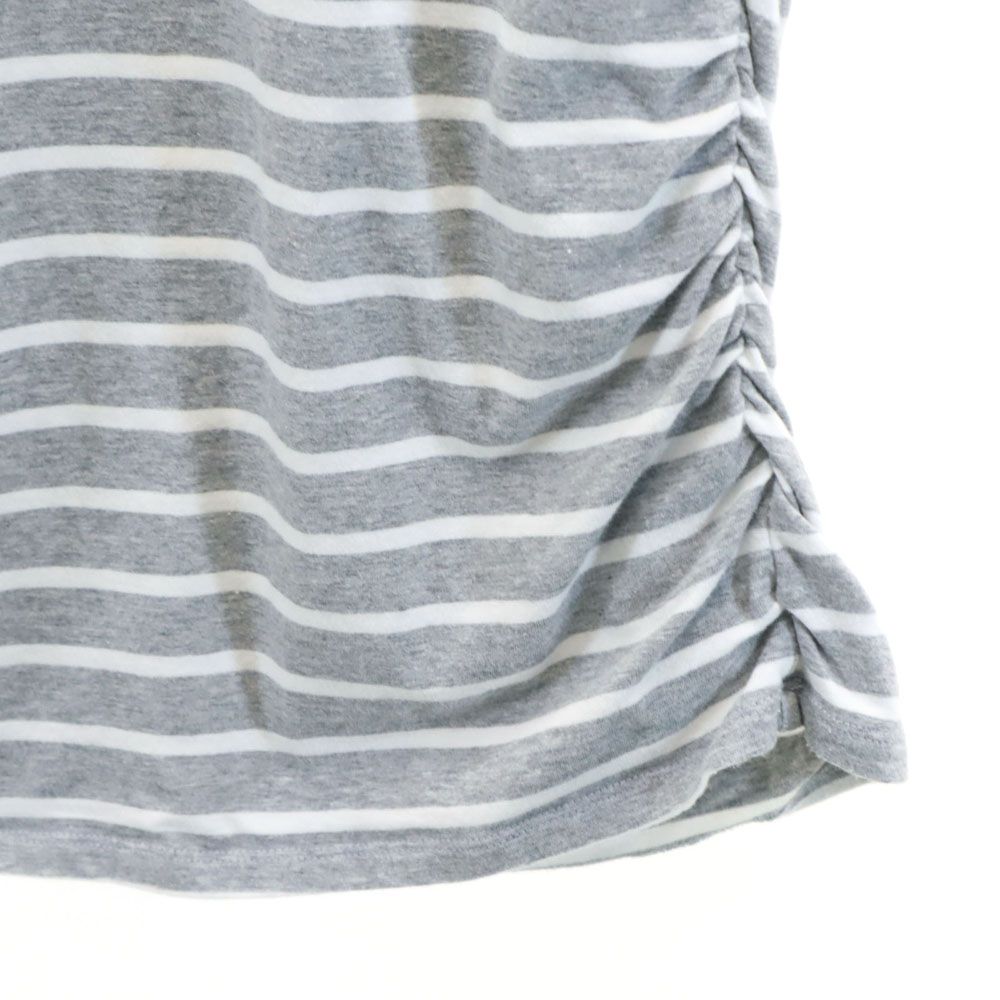 マイケルマイケルコース ボーダー柄 半袖 Tシャツ M グレー MICHAEL MICHAEL KORS レディース