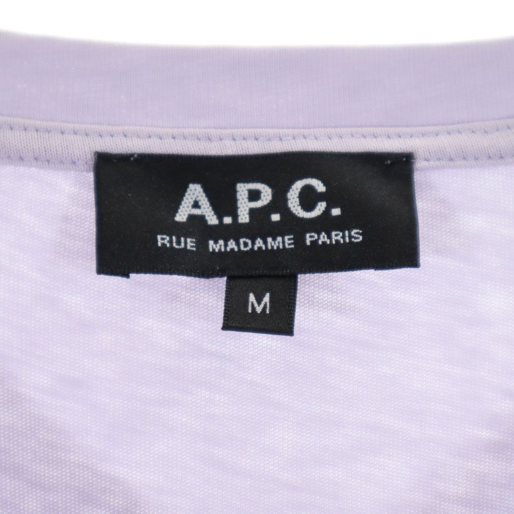 アーペーセー 日本製 半袖 Tシャツ M パープル系 A.P.C. レディース