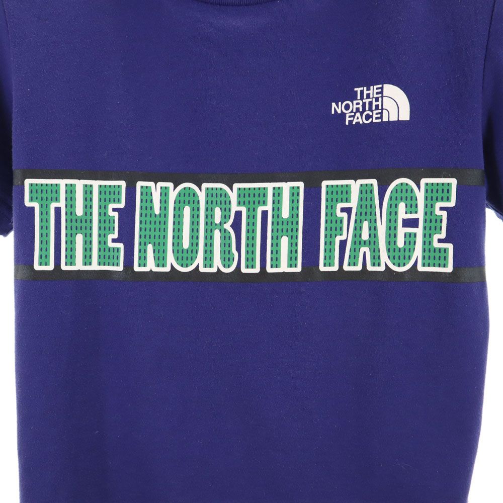 ノースフェイス アウトドア NTJ31929 グラフィックロゴ 半袖 Tシャツ 120 パープル系 THE NORTH FACE Graphic Logo Tee キッズ