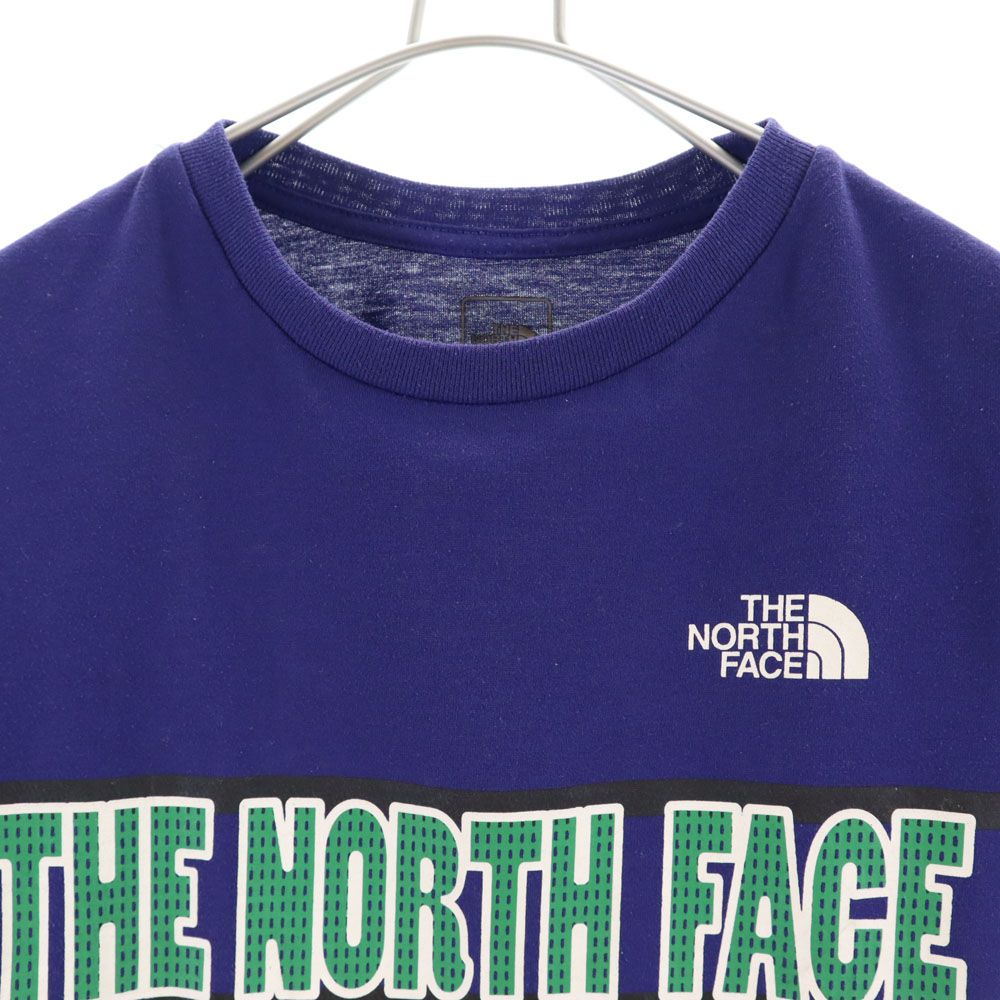 ノースフェイス アウトドア NTJ31929 グラフィックロゴ 半袖 Tシャツ 120 パープル系 THE NORTH FACE Graphic Logo Tee キッズ